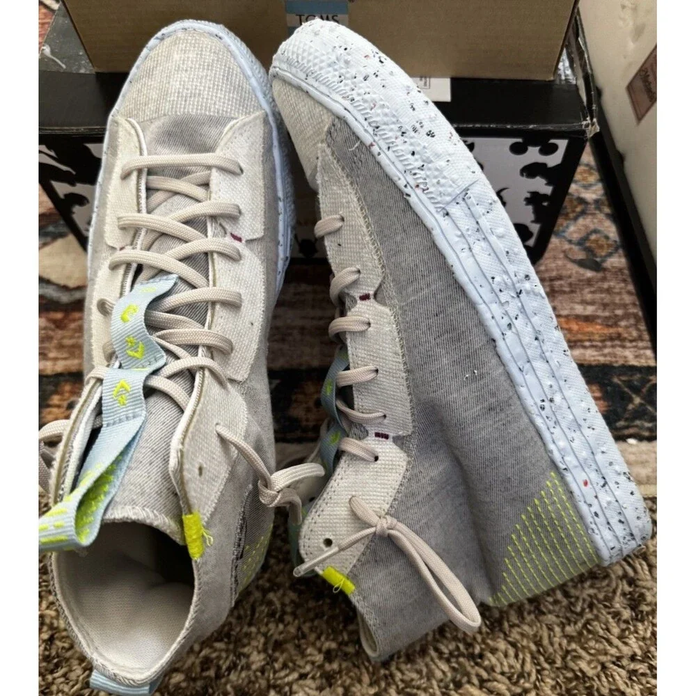 Converse Chuck Taylor All Star Crater High Top Gray Neon 168872C Unisex M8 W10